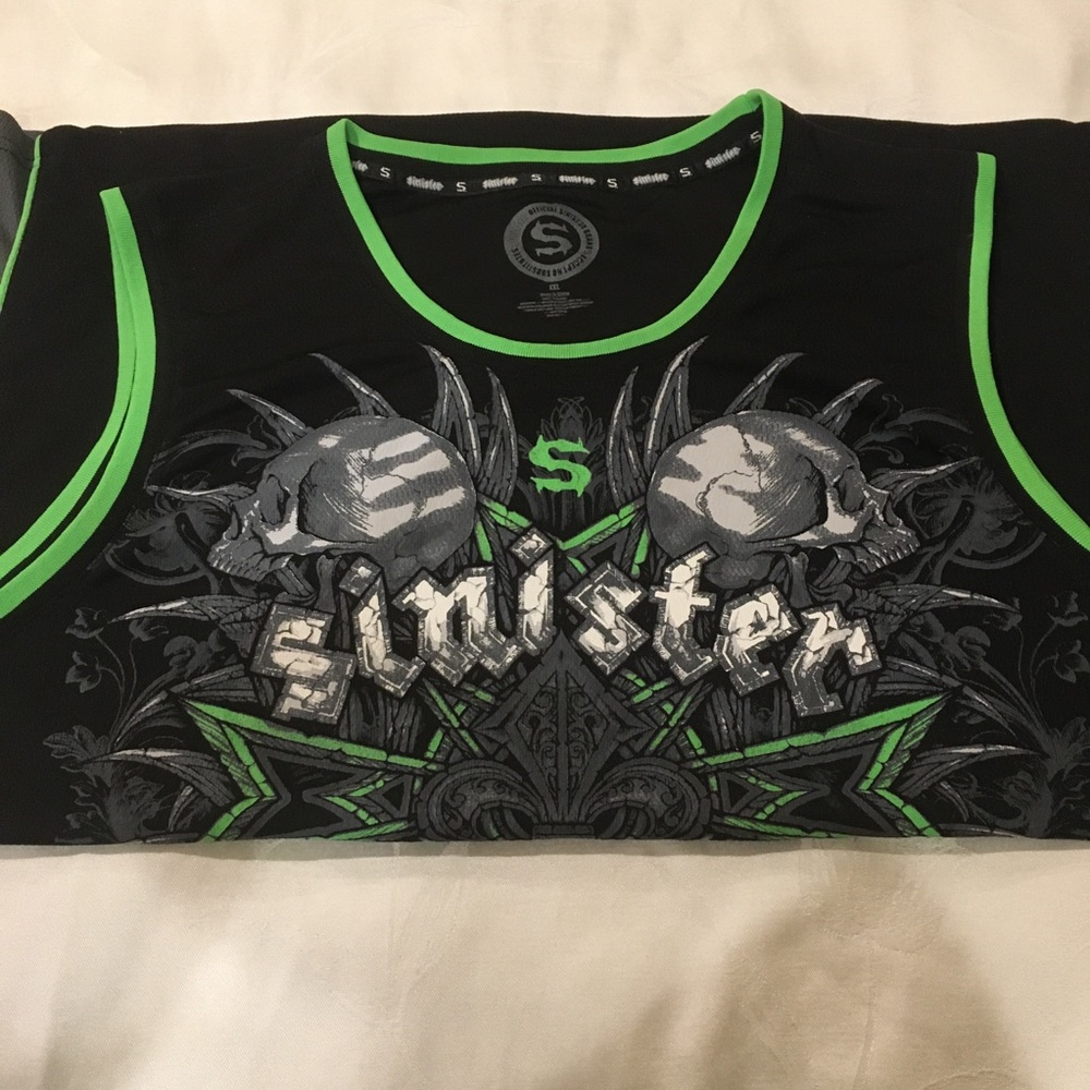 Basketball Style Skull Graphic Sleeveless Top